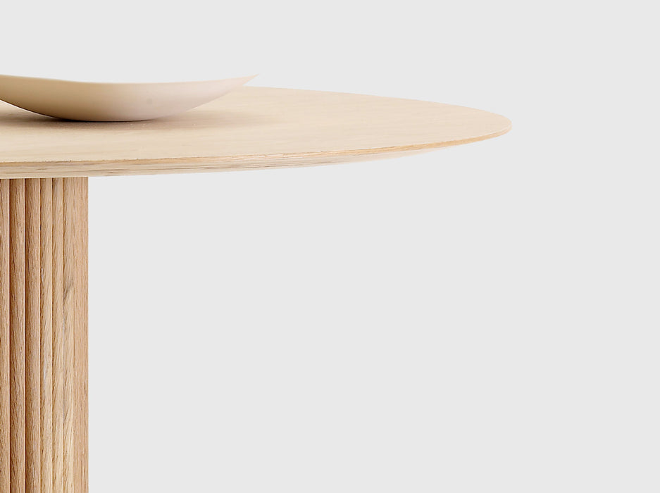 Breeze Yuvarlak Ahşap Bohem Masa 120x120