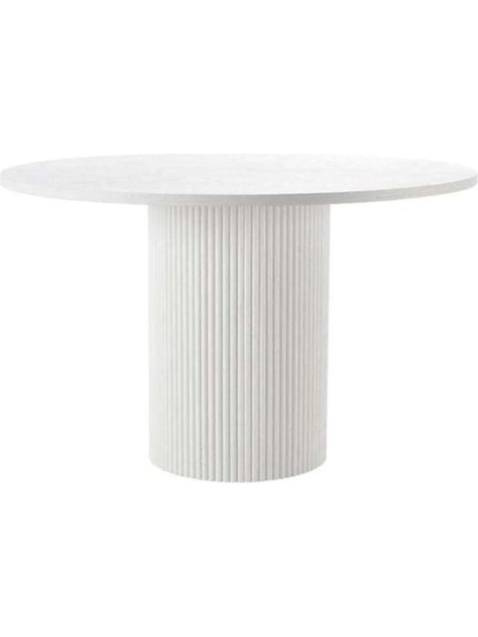 Breeze Yuvarlak Ahşap Bohem Masa 130x130