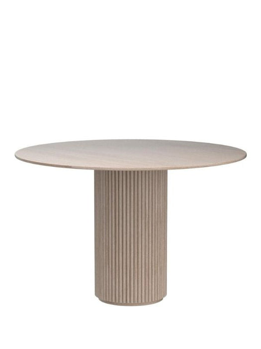 Breeze Yuvarlak Ahşap Bohem Masa 130x130