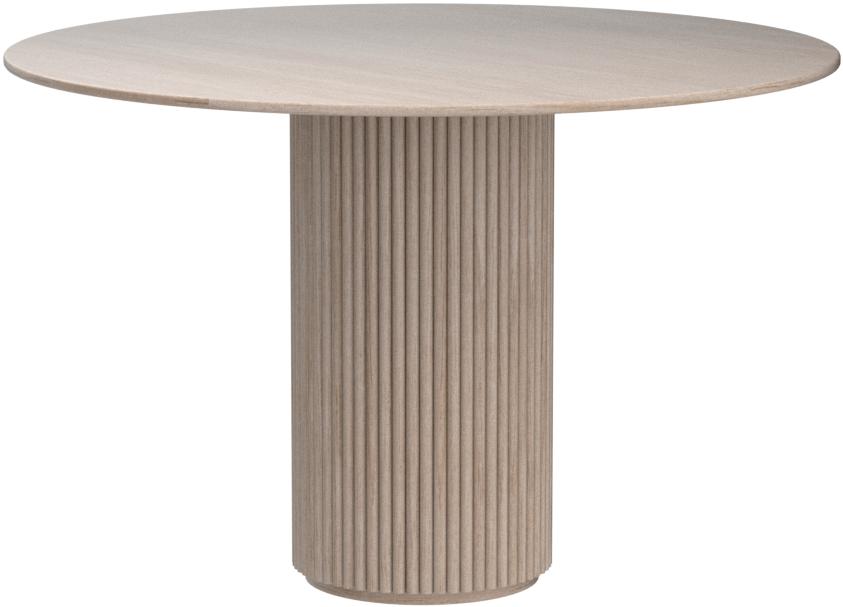 Breeze Yuvarlak Ahşap Bohem Masa 130x130