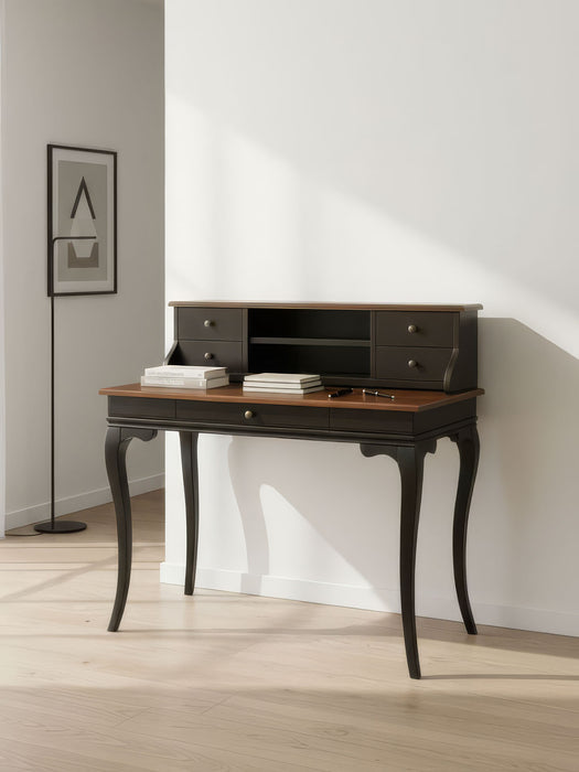 Regis Rustik Still Raflı Ahşap Çalışma Masası 70x110