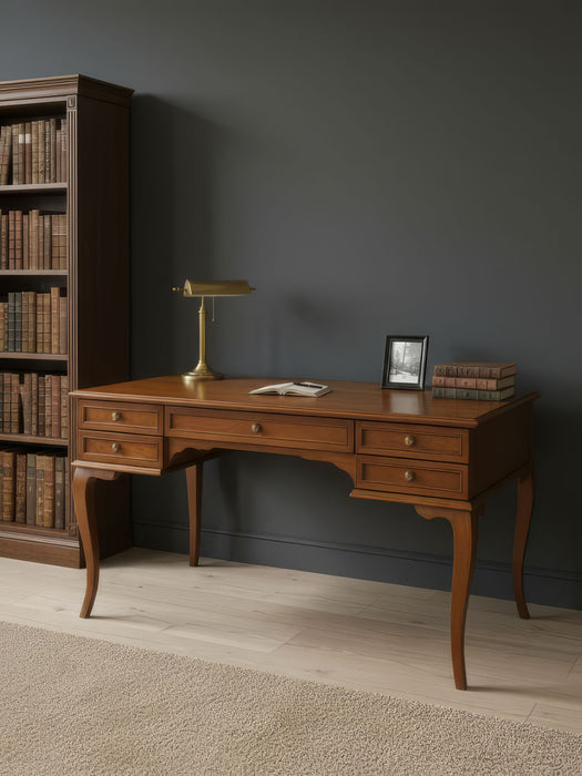 Winchester Rustik Still Çekmeceli Ahşap Çalışma Masası 75x160