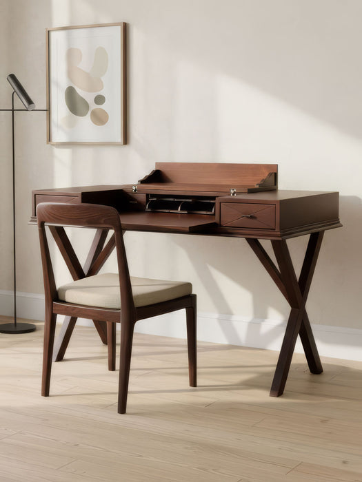 Roma Cross Klasik Ahşap Çalışma Masası