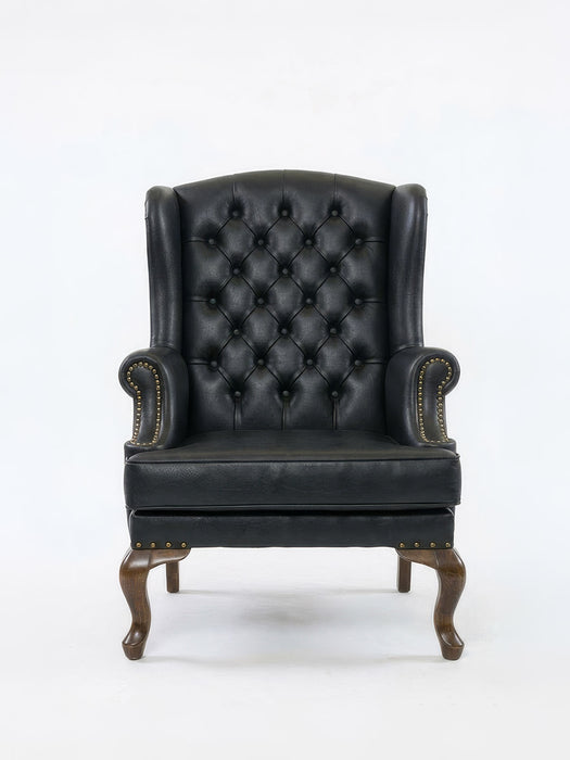 Crown Chester Klasik Ahşap Berjer