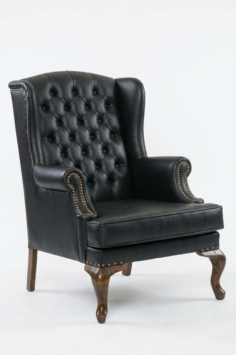Crown Chester Klasik Ahşap Berjer