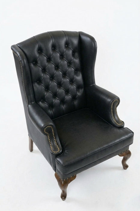 Crown Chester Klasik Ahşap Berjer