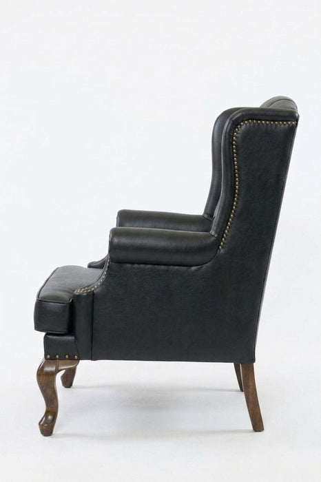 Crown Chester Klasik Ahşap Berjer
