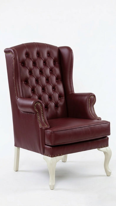 Crown Chester Klasik Ahşap Berjer
