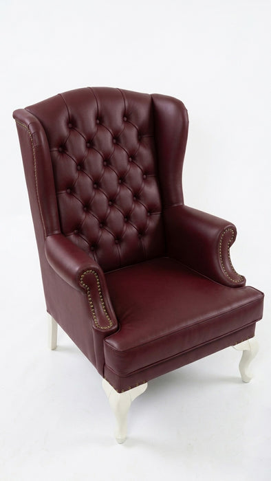 Crown Chester Klasik Ahşap Berjer