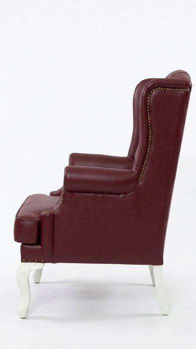 Crown Chester Klasik Ahşap Berjer