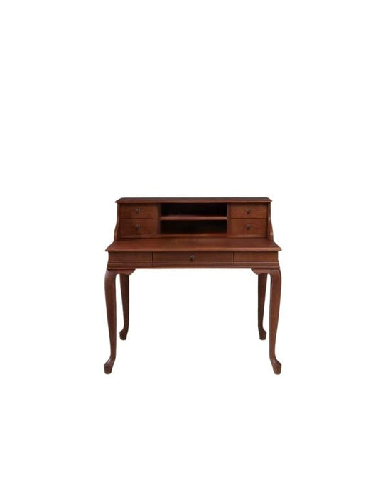 Crown Fransız Still Raflı Ahşap Çalışma Masası 80x125