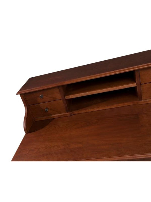 Crown Fransız Still Raflı Ahşap Çalışma Masası 80x125