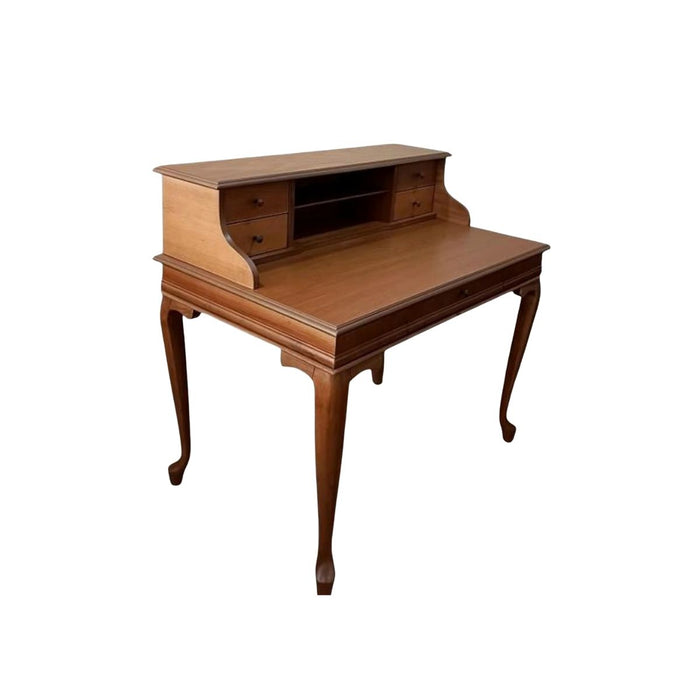 Crown Fransız Still Raflı Ahşap Çalışma Masası 80x125