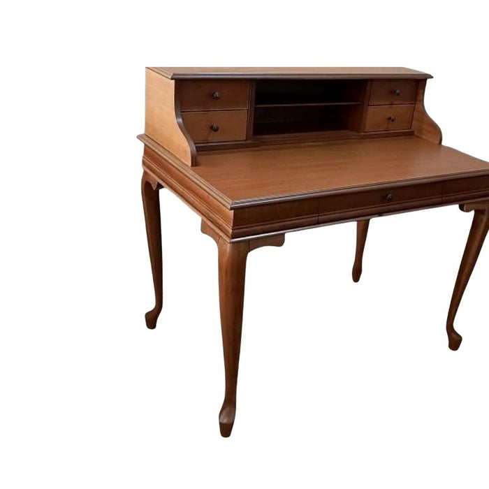 Crown Fransız Still Raflı Ahşap Çalışma Masası 80x125