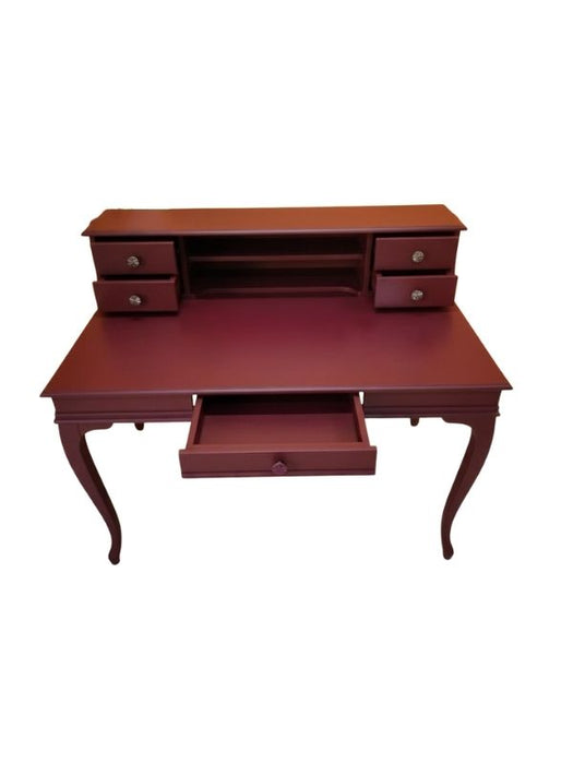 Crown Fransız Still Raflı Ahşap Çalışma Masası 80x125