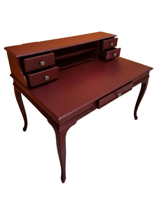 Crown Fransız Still Raflı Ahşap Çalışma Masası 80x125