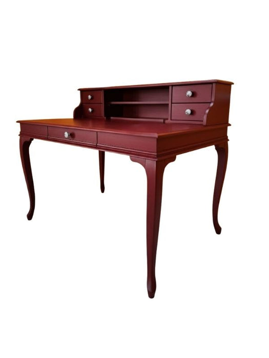 Crown Fransız Still Raflı Ahşap Çalışma Masası 80x125