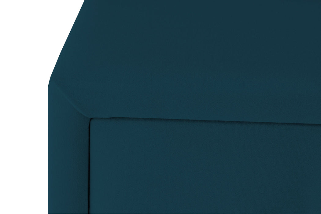 Doppia Linea Silver Komodin, İki Çekmeceli