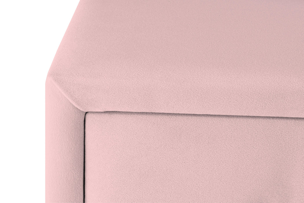 Doppia Linea Silver Komodin, İki Çekmeceli