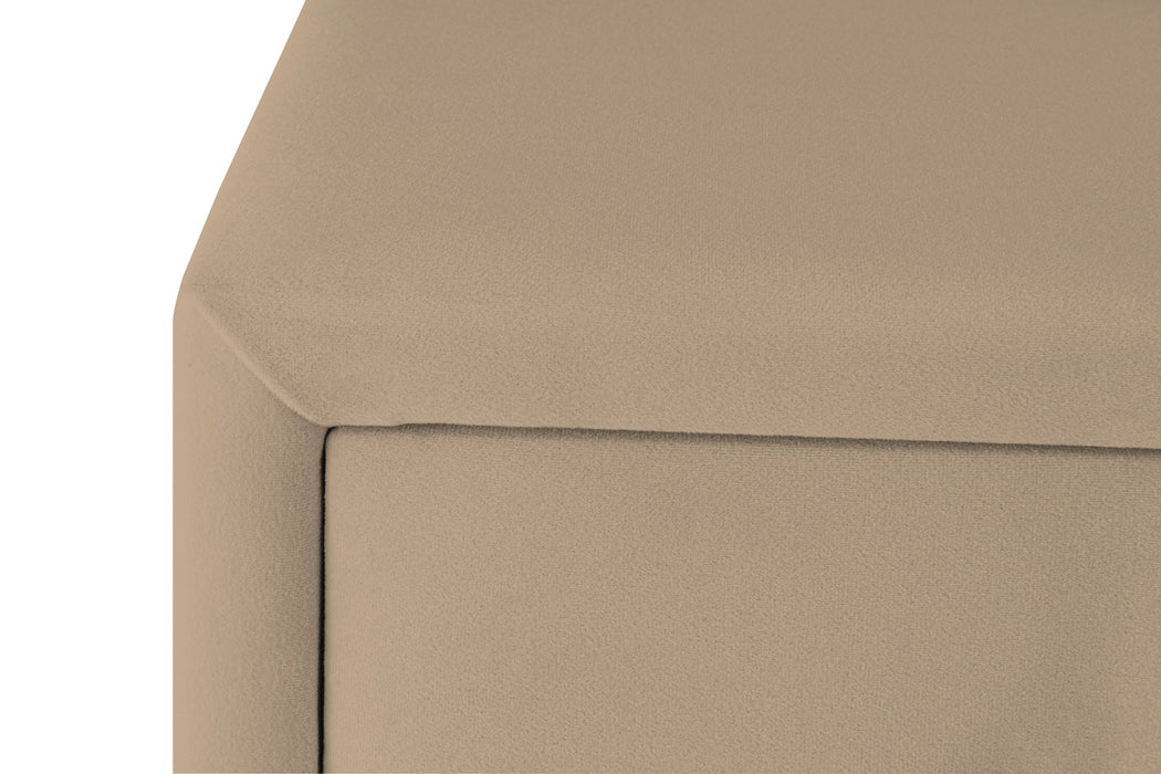 Doppia Linea Silver Komodin, İki Çekmeceli