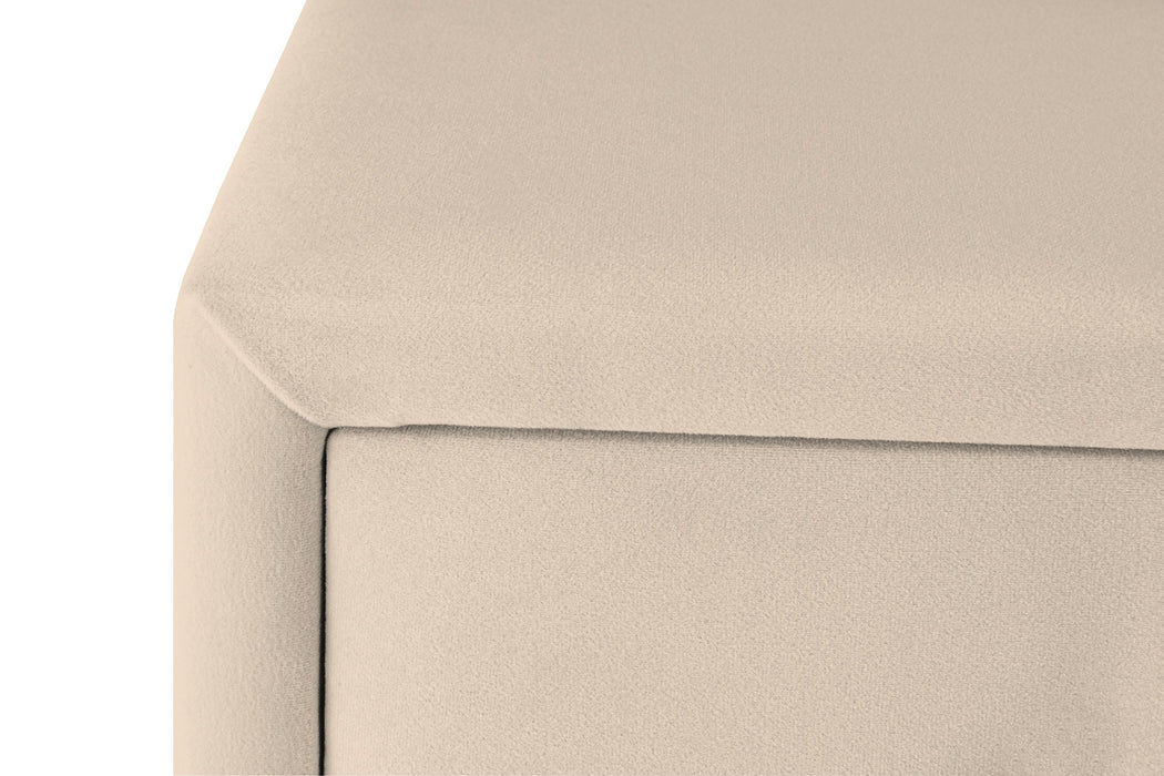 Doppia Linea Silver Komodin, İki Çekmeceli