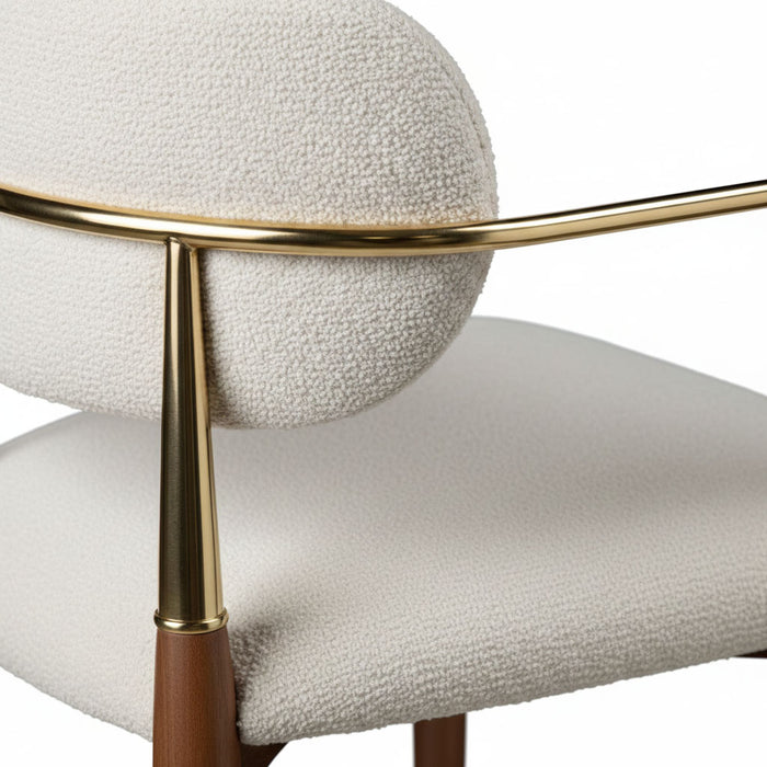 Elegance Kolçaklı Metal Bar Sandalyesi