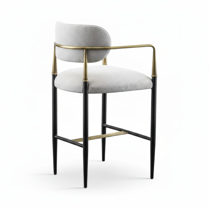 Elegance Kolçaklı Metal Bar Sandalyesi