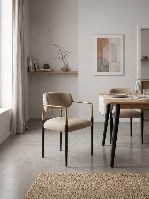 Elegance Kolçaklı Metal Mutfak Sandalyesi