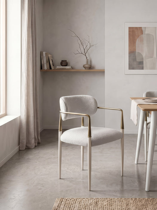 Elegance Kolçaklı Metal Mutfak Sandalyesi