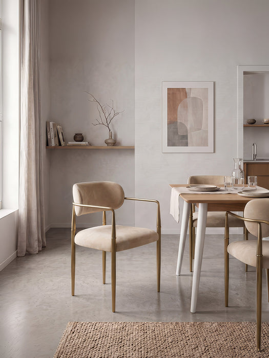 Elegance Kolçaklı Metal Mutfak Sandalyesi