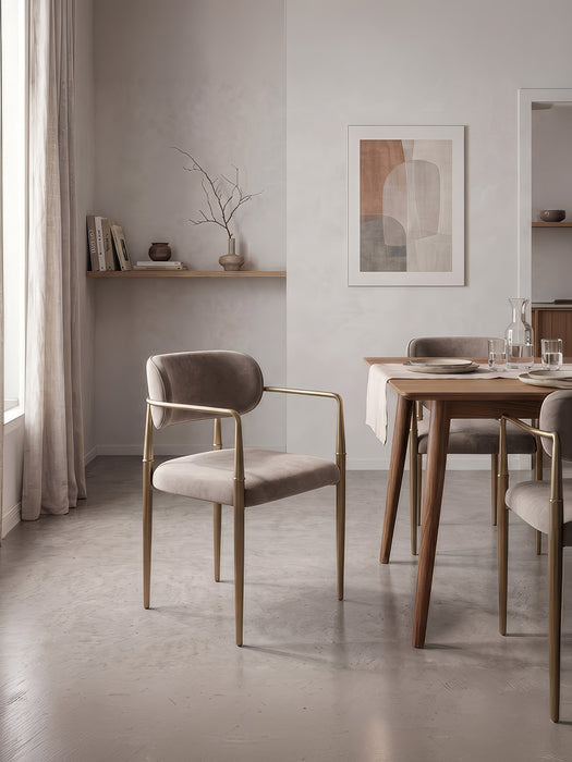 Elegance Kolçaklı Metal Mutfak Sandalyesi