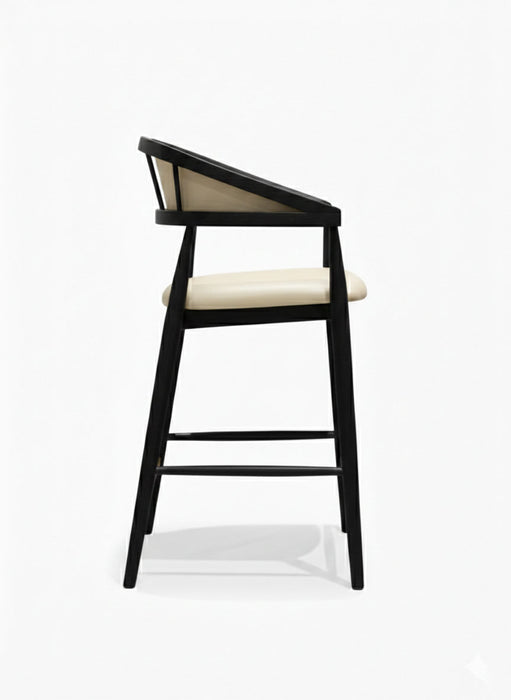 Gazel Ahşap Bar Sandalyesi