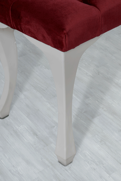 Gazzini Classic Chester Model Kapitoneli Puf, Beyaz