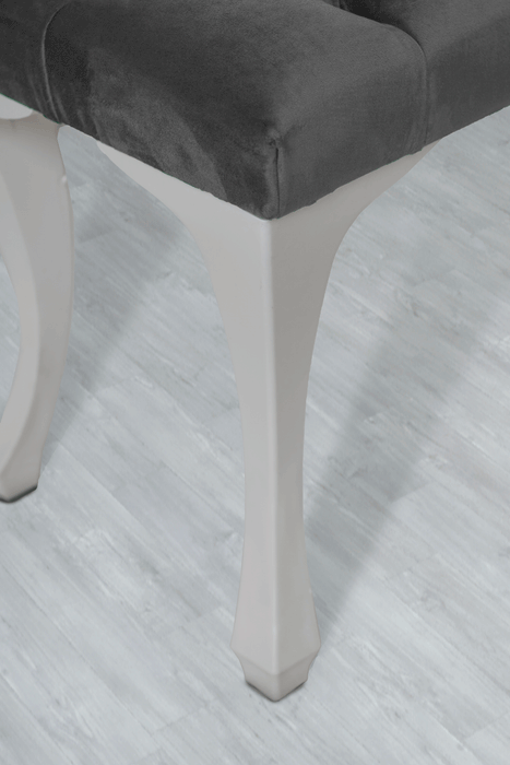 Gazzini Classic Chester Model Kapitoneli Puf, Beyaz