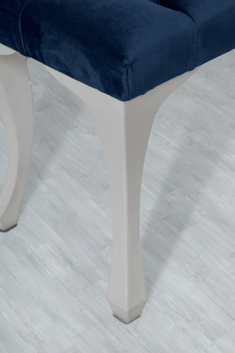 Gazzini Classic Chester Model Kapitoneli Puf, Beyaz