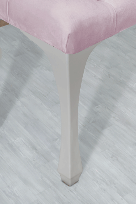 Gazzini Classic Chester Model Kapitoneli Puf, Beyaz