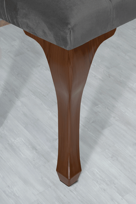 Gazzini Classic Chester Model Kapitoneli Puf, Ceviz