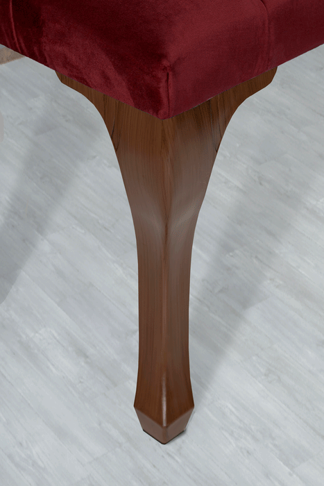 Gazzini Classic Chester Model Kapitoneli Puf, Ceviz