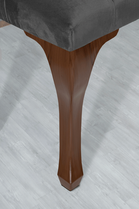 Gazzini Classic Chester Model Kapitoneli Puf, Ceviz