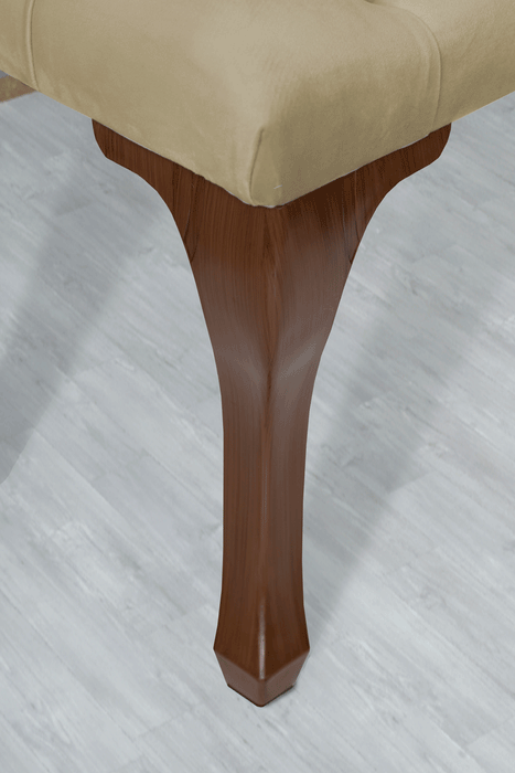 Gazzini Classic Chester Model Kapitoneli Puf, Ceviz