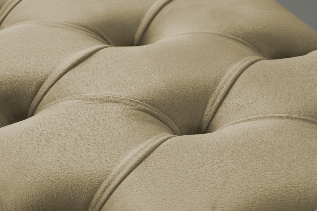 Gazzini Classic Chester Model Kapitoneli Puf, Ceviz