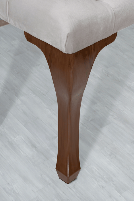 Gazzini Classic Chester Model Kapitoneli Puf, Ceviz