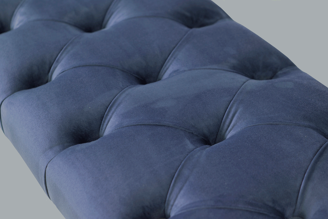 Gazzini Classic Chester Model Kapitoneli Puf, Ceviz