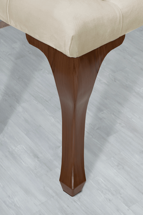 Gazzini Classic Chester Model Kapitoneli Puf, Ceviz