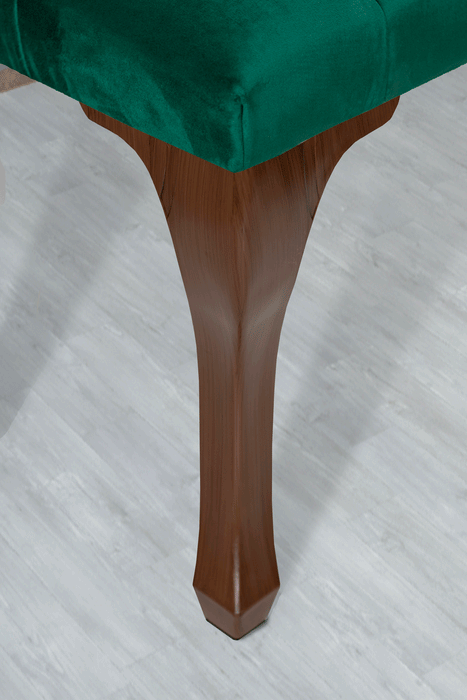 Gazzini Classic Chester Model Kapitoneli Puf, Ceviz