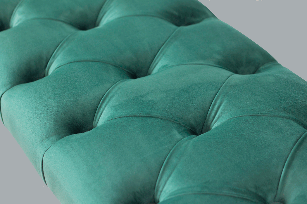 Gazzini Classic Chester Model Kapitoneli Puf, Ceviz