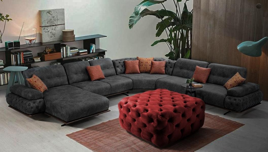 Gazzini Classic Orta Puf, Kare