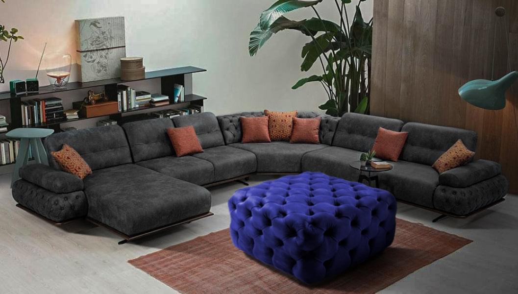 Gazzini Classic Orta Puf, Kare