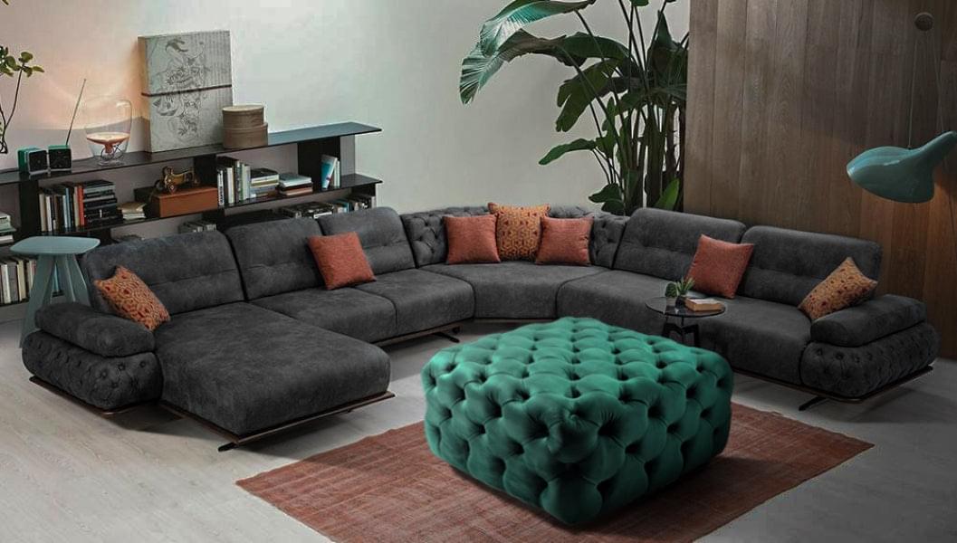 Gazzini Classic Orta Puf, Kare