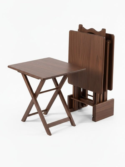 Gazzini Pack Kare 4'lü Ahşap Çanta Zigon Sehpa